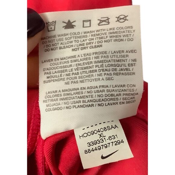 Nike Womens Red Dri-FIT Racerback Running Tank Top Size XL - Picture 3 of 9
